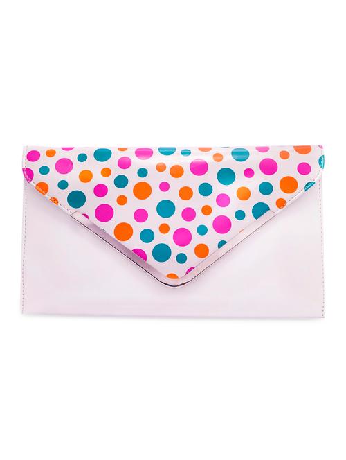 Colorful polka white clutch - 1057946 - Very Small Image - 1