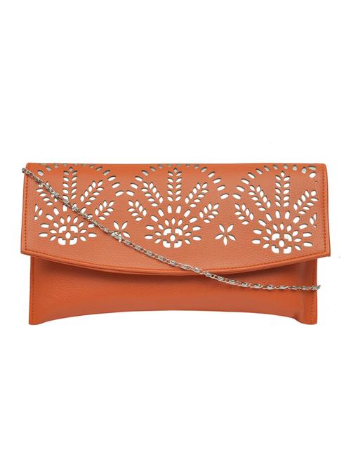 orange leatherette sling bag - 10580470 - Very Small Image - 1