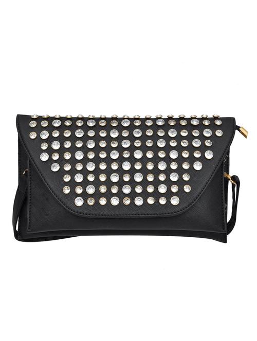 black leatherette sling bag - 10580609 - Very Small Image - 1