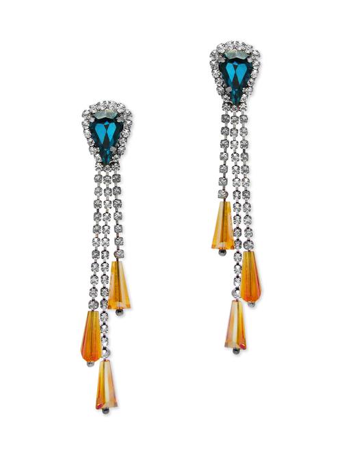 silver metal earring - 10581346 - Very Small Image - 1