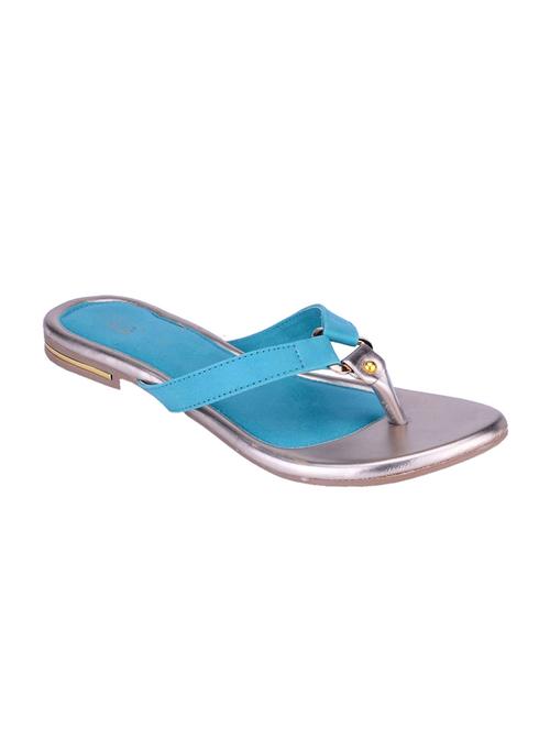 blue faux leather sandals - 10581433 - Very Small Image - 1