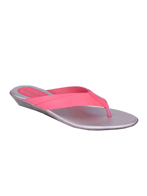 pink faux leather sandals - 10581479 - Very Small Image - 1
