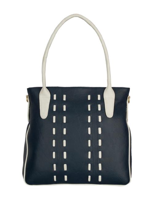 blue leatherette handbag - 10584494 - Very Small Image - 1