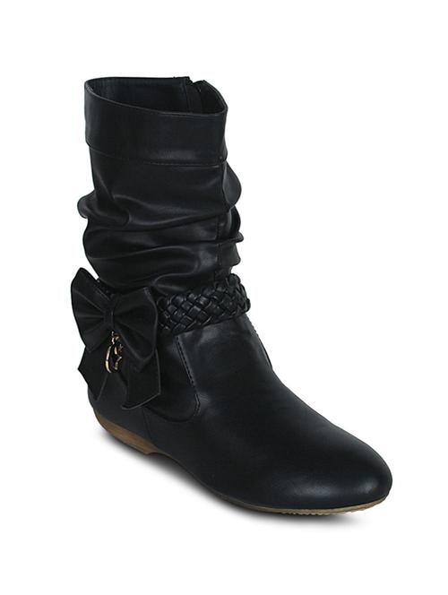 black leatherette ankle boot - 10588997 - Very Small Image - 1