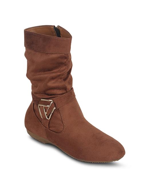 brown suede ankle boot - 10589010 - Very Small Image - 1