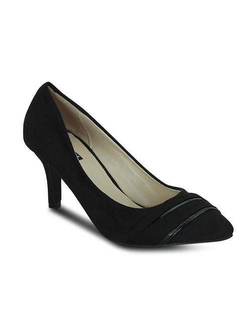 black leatherette pumps - 10589038 - Very Small Image - 1