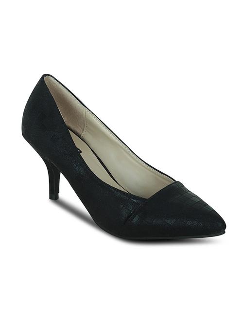 black leatherette pump - 10589045 - Very Small Image - 1