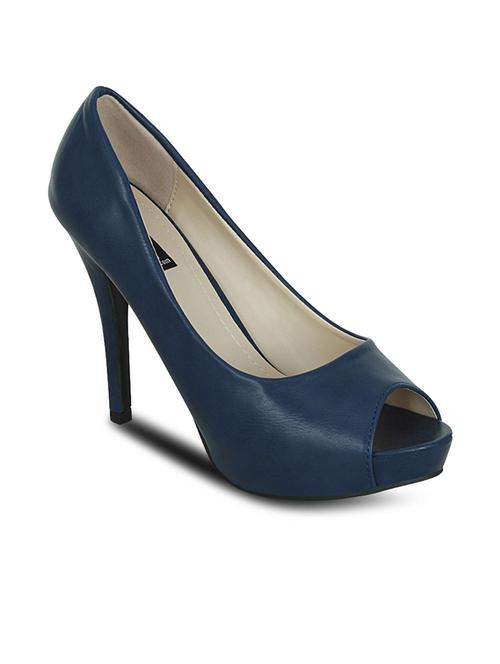 blue leatherette sandals - 10589071 - Very Small Image - 1