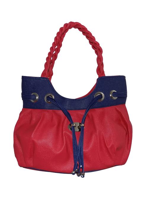red, blue fabric handbag - 10589514 - Very Small Image - 1