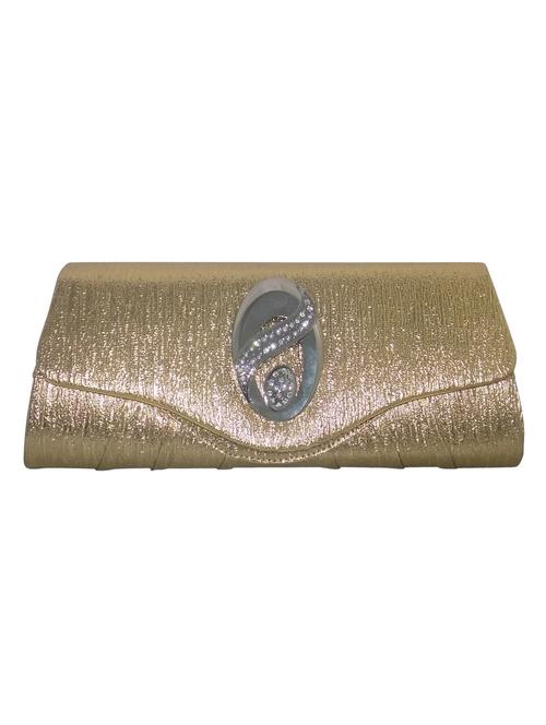 silver leatherette clutch - 10589528 - Very Small Image - 1