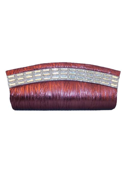 purple leatherette clutch - 10589536 - Very Small Image - 1