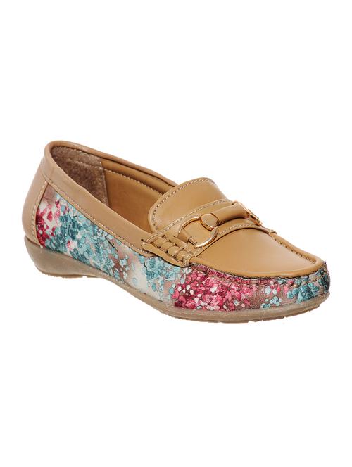 brown leatherette loafers & mocassins - 10590064 - Very Small Image - 1