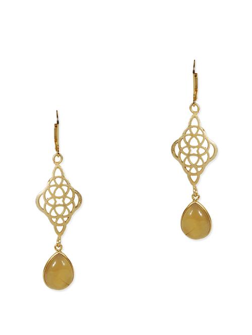 beige metal alloy earring - 10592580 - Very Small Image - 1