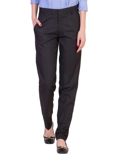 black cotton trousers - 10594144 - Very Small Image - 1