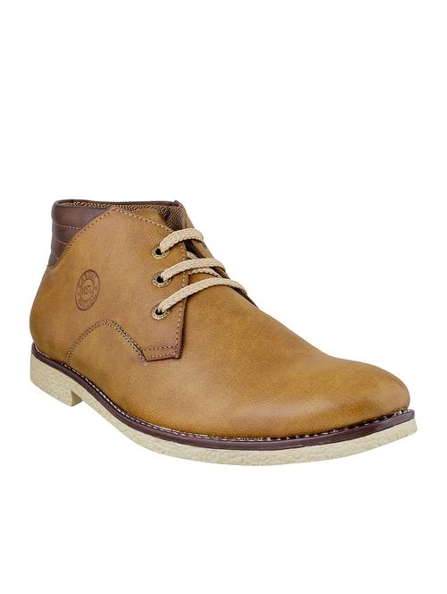 tan leatherette boot - 10601941 - Very Small Image - 1