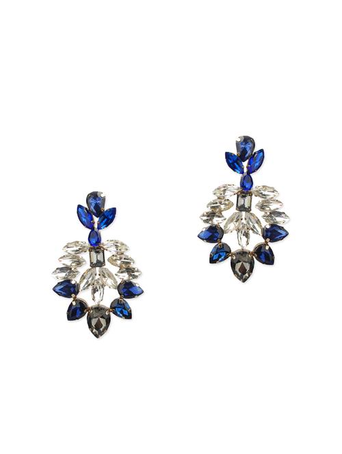 stone embellished statement earrings - 10605818 - Very Small Image - 1