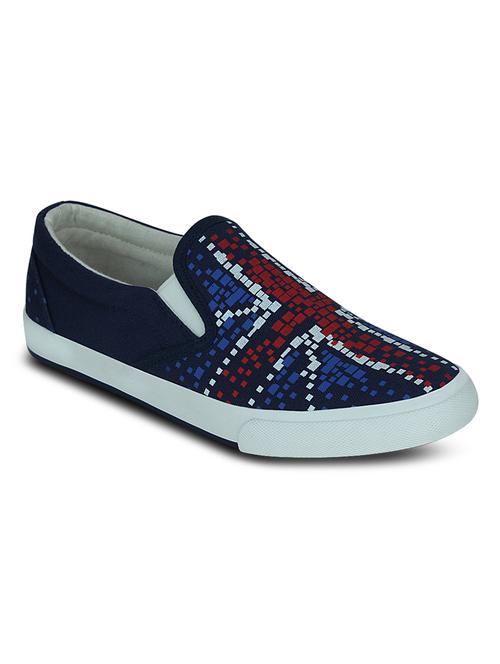 blue canvas casual slipon - 10606399 - Very Small Image - 1