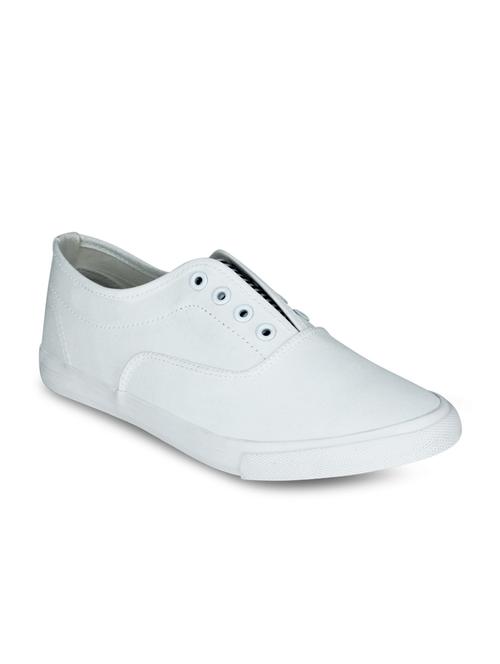 white canvas sneakers - 10606421 - Very Small Image - 1