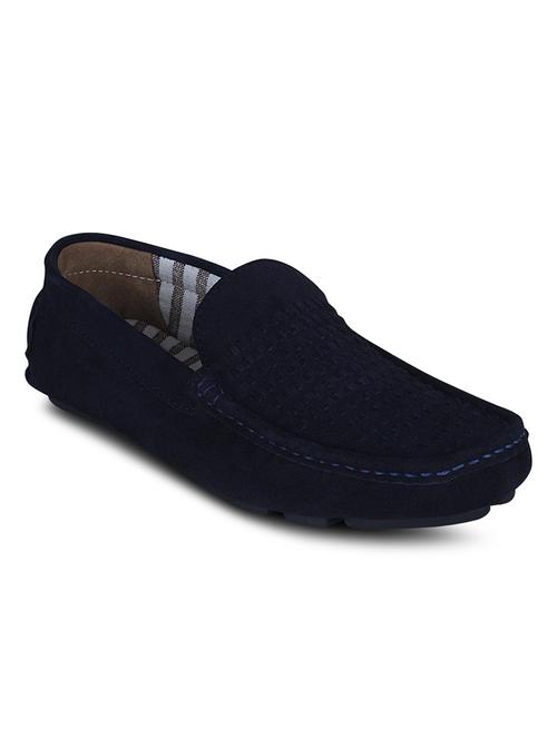 blue synthetic slip on loafers - 10606485 - Very Small Image - 1