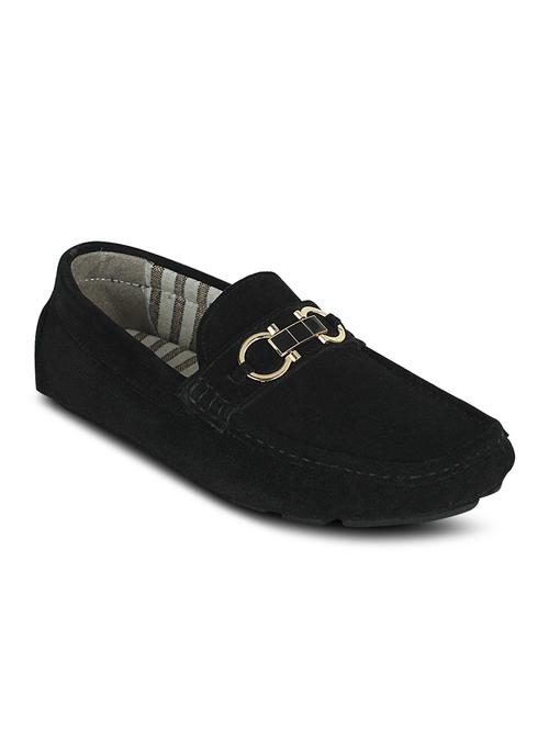 black synthetic slip on loafers - 10606489 - Very Small Image - 1