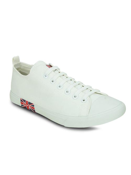 white canvas sneakers - 10606501 - Very Small Image - 1