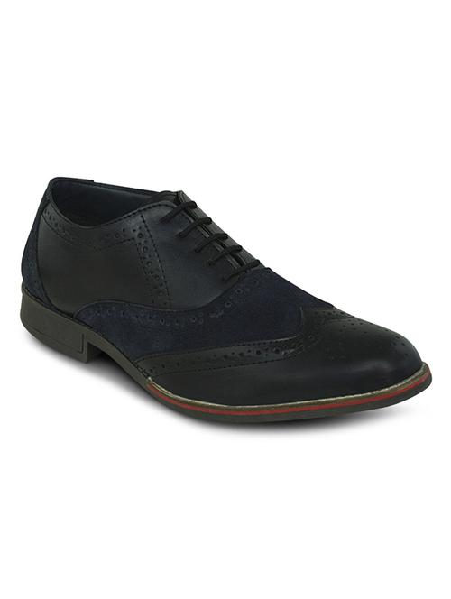 blue leatherette formal shoes - 10606527 - Very Small Image - 1