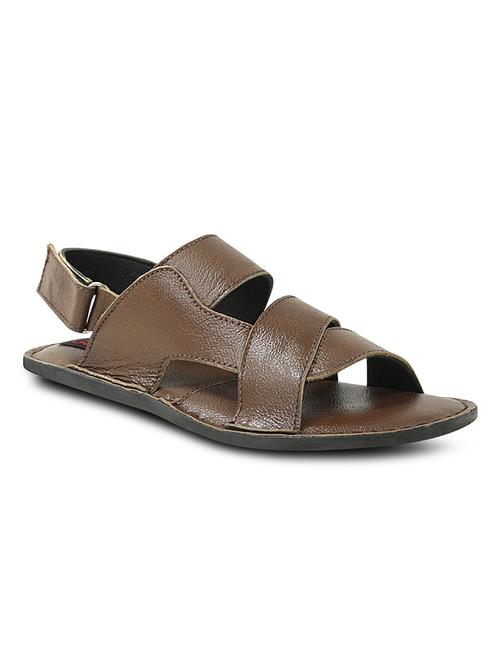 brown synthetic slip on flip flops - 10606563 - Very Small Image - 1