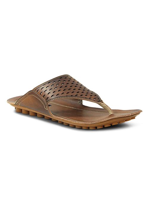 brown synthetic slip on flip flops - 10606606 - Very Small Image - 1