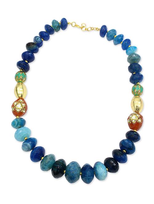 blue beads necklace - 10607303 - Very Small Image - 1