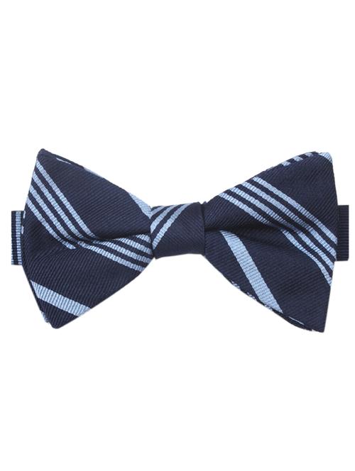 blue polyester bow ty - 10607931 - Very Small Image - 1