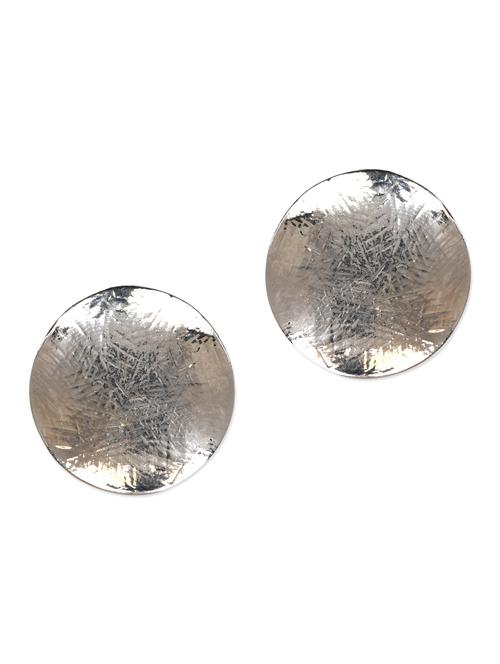 silver shiny disc studs - 1061099 - Very Small Image - 1