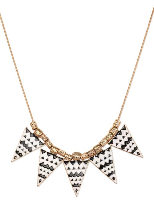 aztec print triangles neckpiece - 1061148 - Very Small Image - 1
