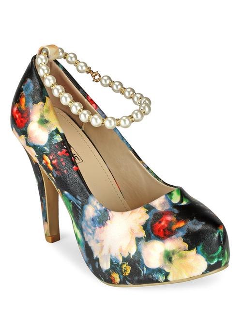 multi colored leatherette pumps - 10616873 - Very Small Image - 1