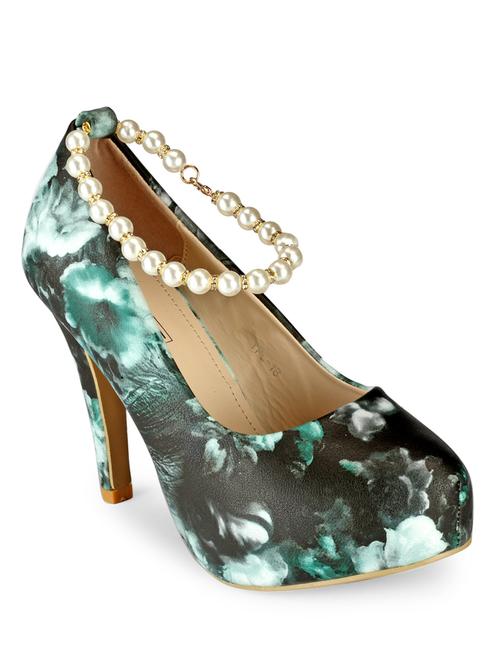 multi colored leatherette pumps - 10616874 - Very Small Image - 1