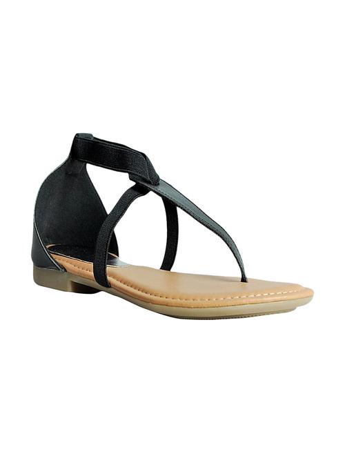 black leatherette closed back sandals - 10618440 - Very Small Image - 1