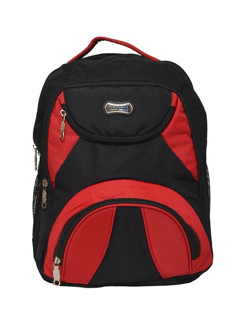 red,black polyester backpack - 10619196 - Very Small Image - 1