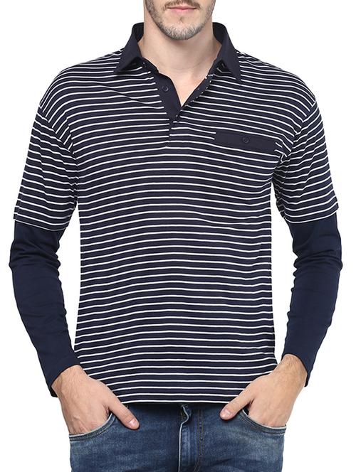blue cotton tshirt - 10619572 - Very Small Image - 1