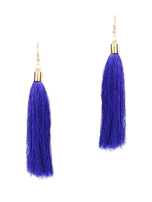 blue metal alloy earring - 10621606 - Very Small Image - 1