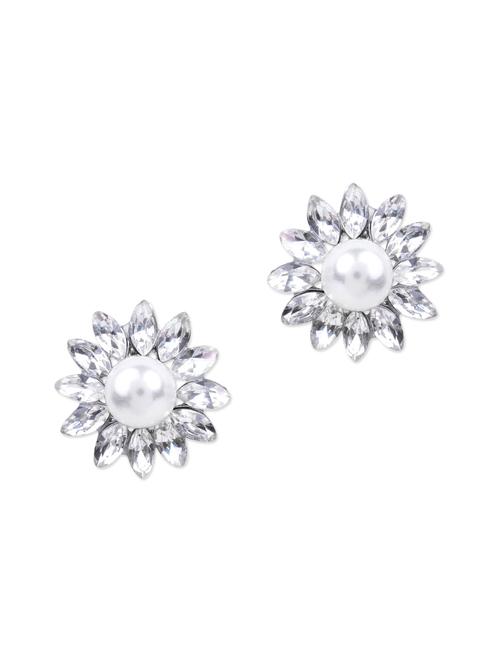 white metal alloy earring - 10621733 - Very Small Image - 1