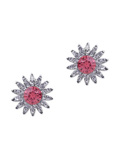 pink metal alloy earring - 10621734 - Very Small Image - 1