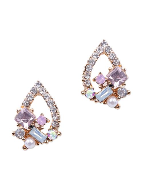 pink metal alloy earring - 10621740 - Very Small Image - 1