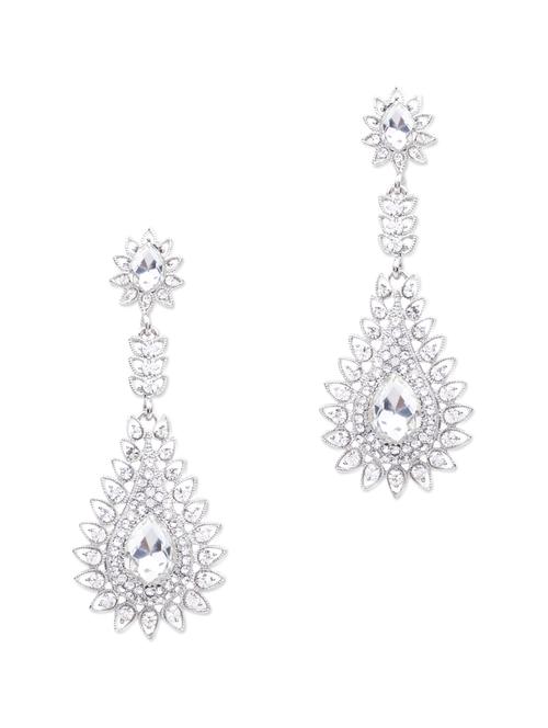 white metal alloy earring - 10621751 - Very Small Image - 1