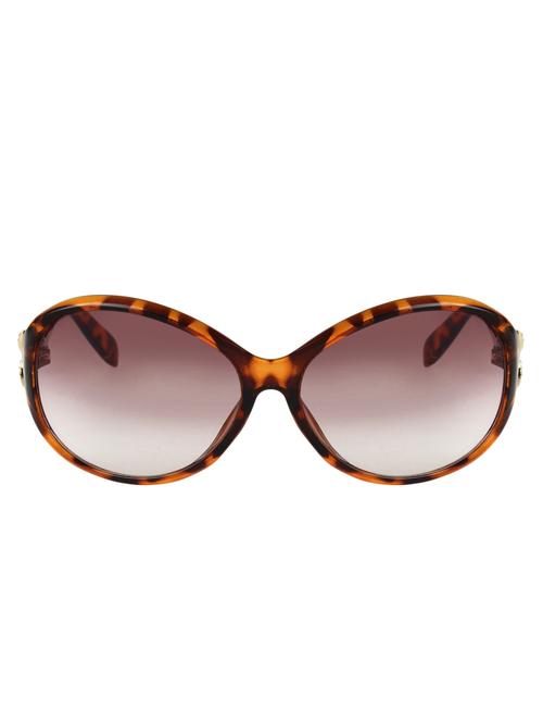 zyaden brown oval sunglasses for women 161 - 10622805 - Very Small Image - 1