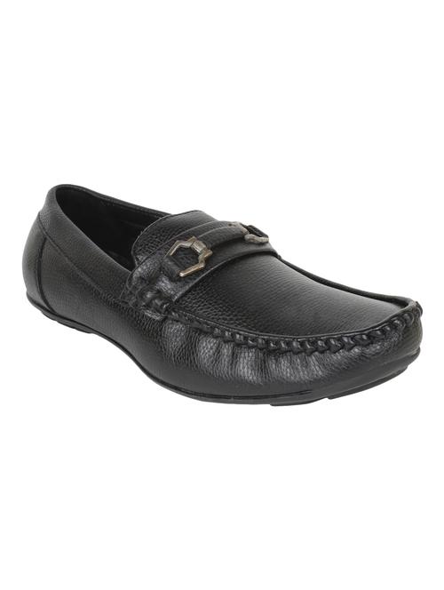 Black Leatherette Slip On Loafer - 10626713 - Very Small Image - 1