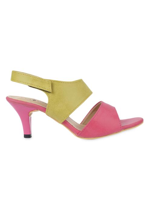 colour block heel sandals - 1062979 - Very Small Image - 1