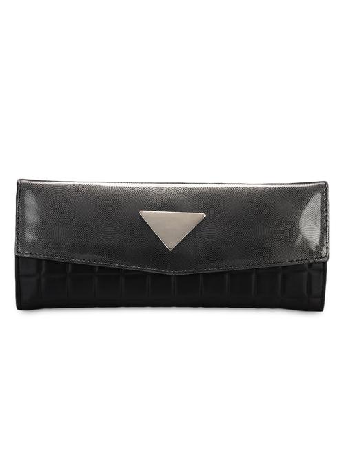 Textured Leatherette Clutch - 1063537 - Very Small Image - 1