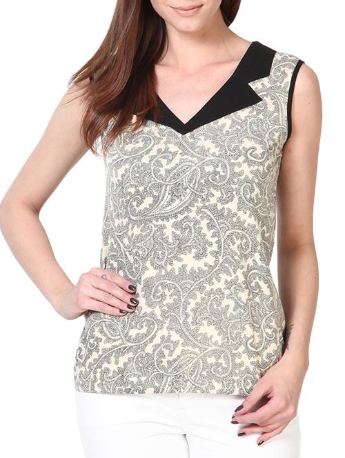 sleeveless printed top - 1063795 - Very Small Image - 1