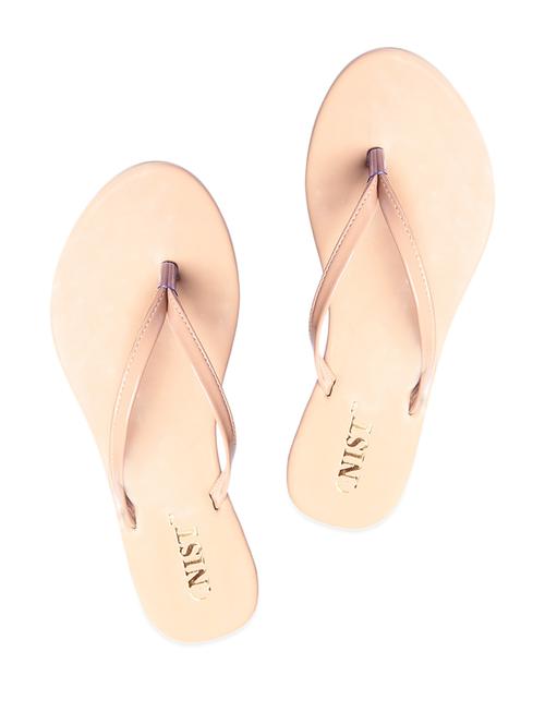 beige toe separator flip flops - 1064011 - Very Small Image - 1