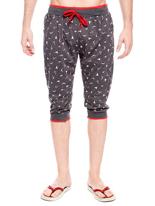 grey cotton track pant - 10640803 - Very Small Image - 1