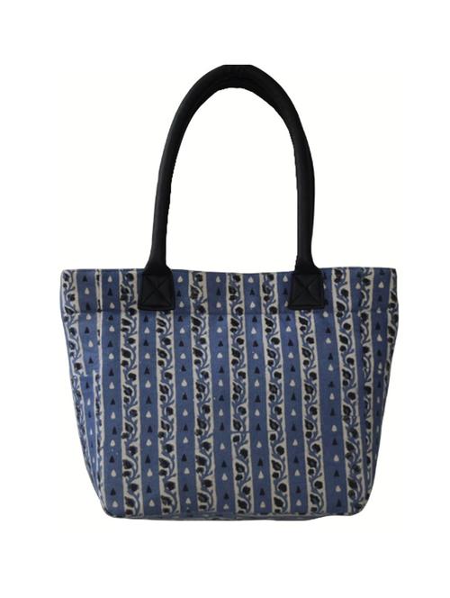 blue canvas handbag - 10643048 - Very Small Image - 1